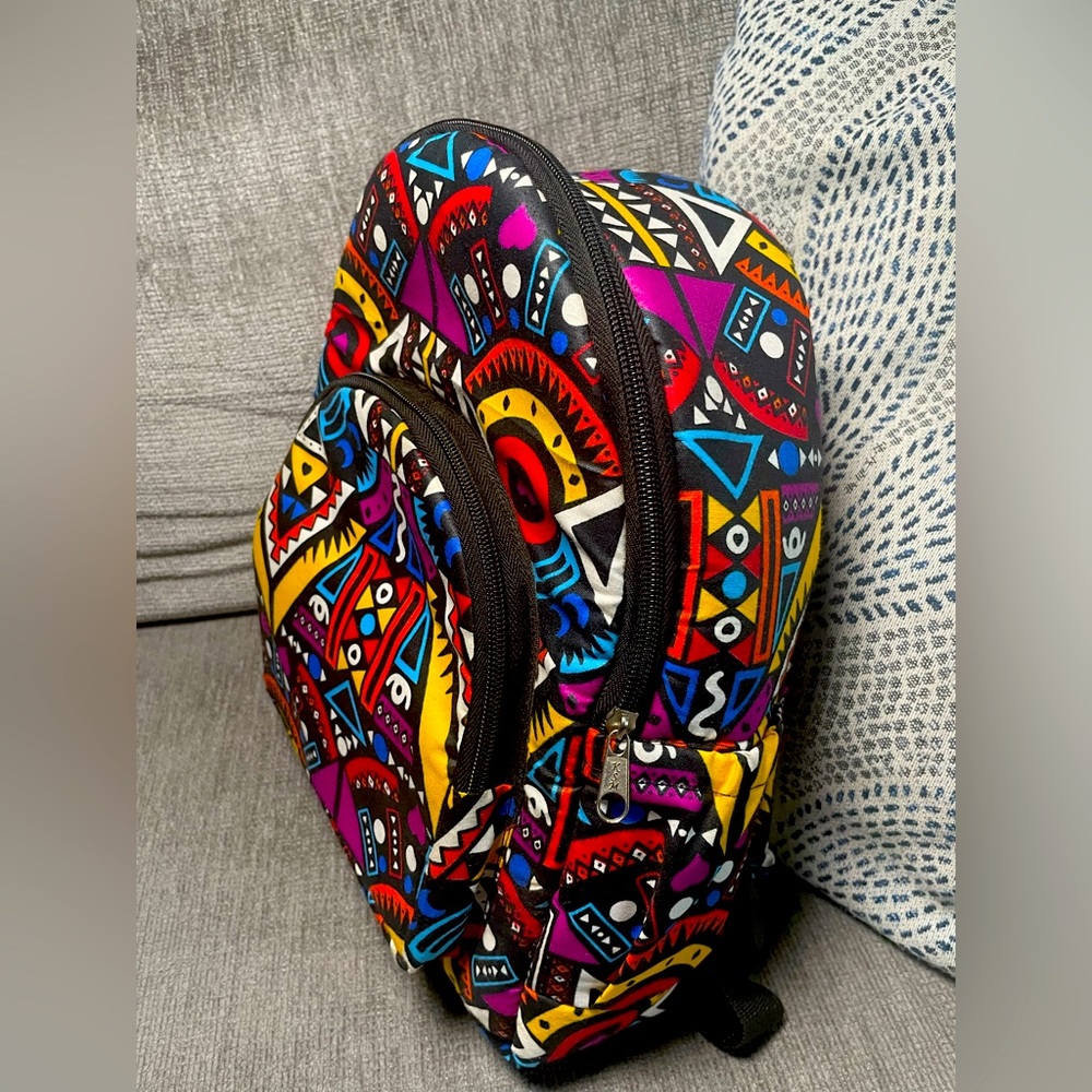 African Design Mini Backpack - Picture 3 of 4